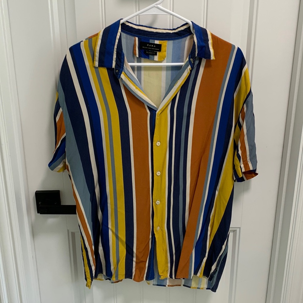Mens Zara resort shirt